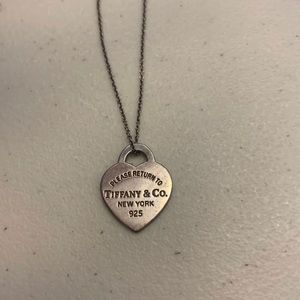 Tiffany Heart Tag Pendant